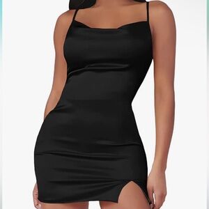 Elegant Black Mini Dress